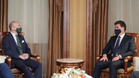 Serokê herêma Kurdistanê pêşwaziya Balyozê Danîmarkê kir