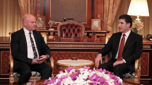 Serokê herêmê li gel balyozê Finlandayê civiya