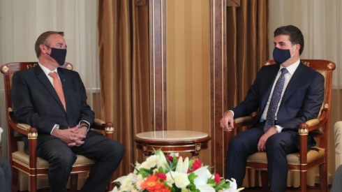 Serokê herêmê li gel balyozê Holendayê civiya