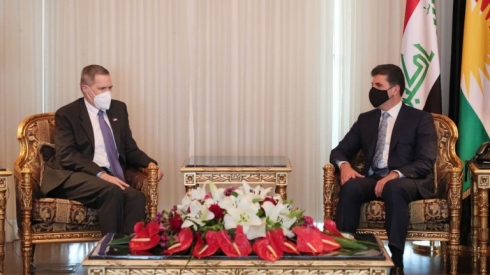 Serokê herêmê û balyozê Amerîkayê behsa rewşa Îraqê kirin