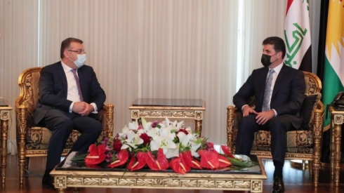 Serokê herêmê li gel şandeke Ermenistanê civiya