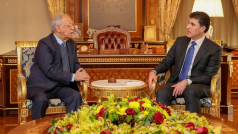 Nêçîrvan Barzanî û Fexrî Kerîm civiyan