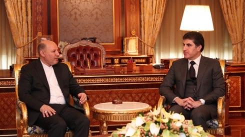 Serokê herêmê li gel Konsulusê nû yê Îranê civiya