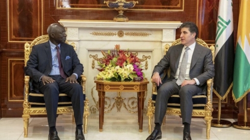 Serokê herêmê li gel şandeke NY civiya