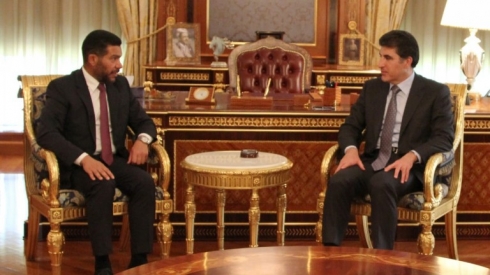 Nêçîrvan Barzanî li gel Emîndarê prjoeya nîştimaniya Îraqê kir