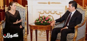 UN Special Envoy Angelina Jolie visits Syrian refugees taking shelter in Kurdistan Region