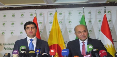 Nûnerên PDK û YNK lihev civyan