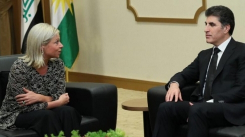 Serokê herêma Kurdistanê li gel nunera NY li Îraqê civiya