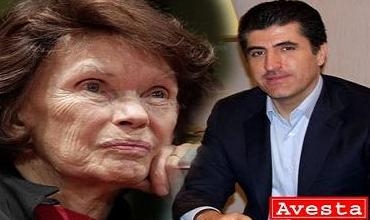 N.Barzanî: Hêja bû Danielle Mitterand weke 