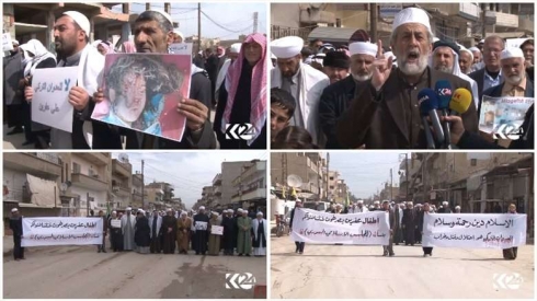 Oldarên Rojava fetwa êrîşa li ser Efrînê şermezar dikin