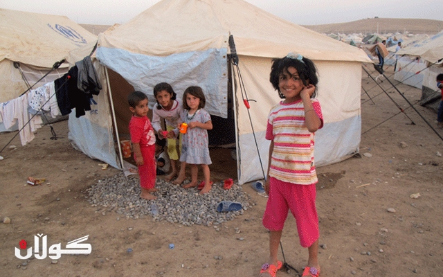 پەنابەرەكانی كەمپی كەورگۆسك بۆ گوڵان:لەلایەن حكومەتی كوردستان و هاووڵاتیان و خێرخوازان بەتایبەتی خەڵكی هەولێر هاوكاری و كۆمەكی باش و پێویست كراوین