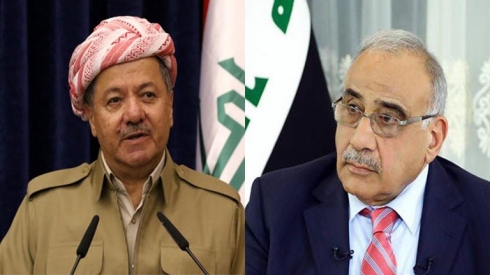 Serokwezîrê Îraqê telefûna Serok Barzanî kir