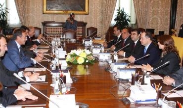 Serok Barzanî ji aliyê Serokê Parlementa Îtalya ve hate pêşwazî kirin