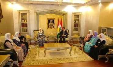 Dayikên Aştiyê ji bal serokê parlamentoyê kurdistanê  hatin pêşwazî kirin