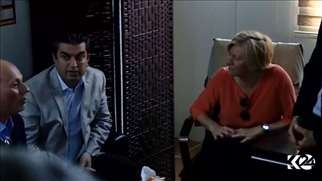 Wezîr a bervamanî ya Îtalîyayê, Dû rojan bizav ên mirovî û diplomasî li Herêmê encam dide