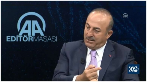 Çawîşoglû: Bi daxwaza hin welatan YNK, Goran û PKK li dijî Barzanî lihev kirin