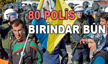 Di navbera PKK û polîsên Almanya de şer derket