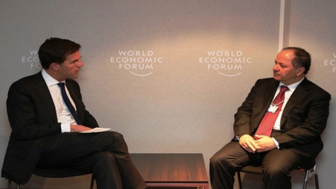 Barzanî li Davosê çend hevdîtinên siyasî dike