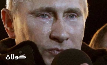 A tearful Putin claims Russian election victory