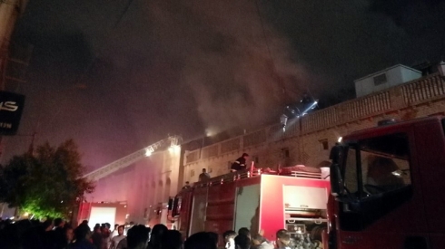 Bazara Qeyserî ya Hewlêrê hat şewitandin