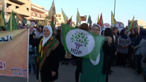 Qamişlo li dijî girtina serkirdeyên HDPê derket