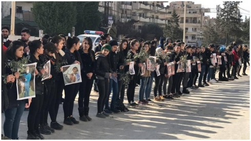 Xwendekarên Efrînî daxwaz ji NY dikin bi erkê xwe rabe