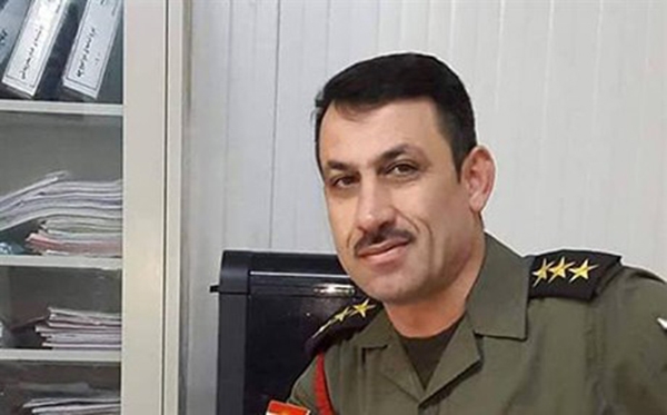 ئەفسەرێكی پێشمەرگە دەسووتێنرێ‌ و ژن و منداڵەكانیشی دیارنین