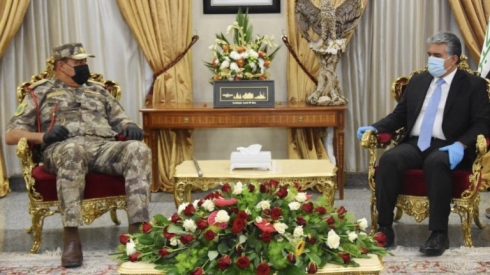 Wezîrê navxwe li gel Fermandarê giştî hêzên zirêvanên sînor civiya