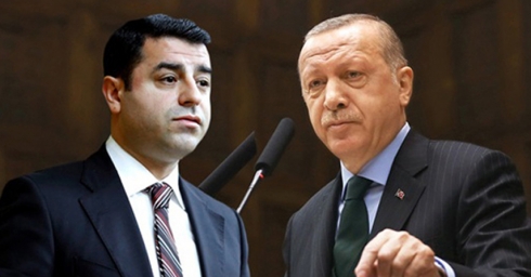 Erdogan, cihgirê xwe derheqê Demîrtaş de rexne dike!