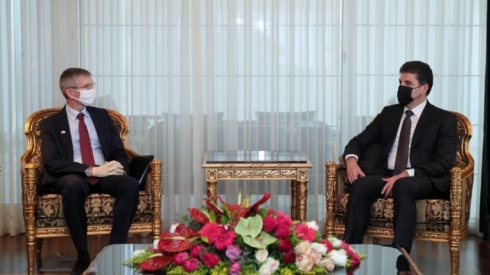 Nêçîrvan Barzanî û Konsulusê nû yê Amerîkayê civiyan