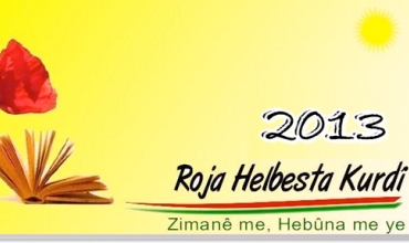 Roja Helbesta Kurdî li derve 2013 li dar dikeve