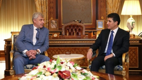 Nêçîrvan Barzanî û balyozê Rûsyayê civiyan