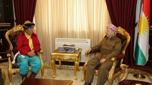 Serok Barzanî pêşwaziya Kelîmulahê Tewehudî kir