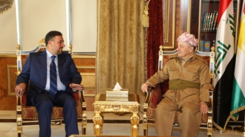 Serok Barzanî û Xemîs Xencer behsa rewşa Îraqê kirin