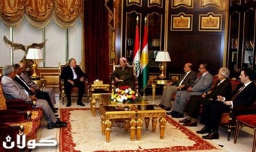 Serokê Herêma Kurdistanê pêşwaziya şandekî bilinda Rewta Demokratî kir