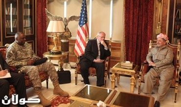 Serokê Herêma Kurdistanê pêşwaziya Balyoz û Fermandeyê Giştî yê Hêzên Emerîka li Iraqê kir