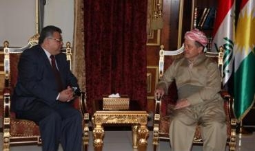 Serokê Herêma Kurdistanê pêşwaziya Konsolê Giştî yê Desthilata Filistîn li Herêma Kurdistanê kir