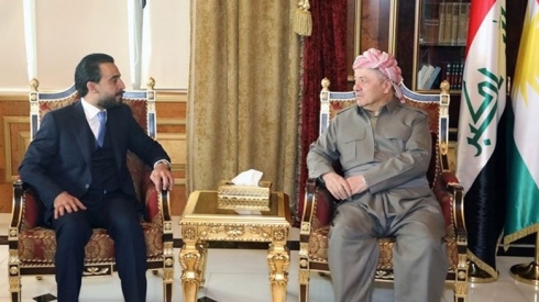 Daxuyaniyeke hevbeş a civîna Serok Barzanî û Serokê Encûmena Nûnerên Iraqê