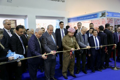 Serok Barzanî 14. Pîşangeha Navdewletiya Pirtûkan li Hewlêrê vekir