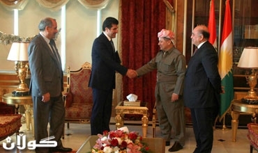 Serokê Herêma Kurdistanê rêzdar Nêçîrvan Barzanî û Îmad Ehmed ji bo pêkanîna Kabîneya Heftema Hikûmeta Herêmê Kurdistanê rasipard