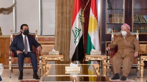 Serok Barzanî li gel Serokê parlementoya Îraqê civiya