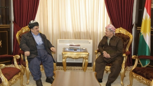 Serok Barzanî pêşwaziya Mihemed Hecî Mehmûd kir