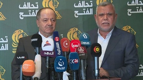 Serok Barzanî li gel Hadî Amerî jî civiya