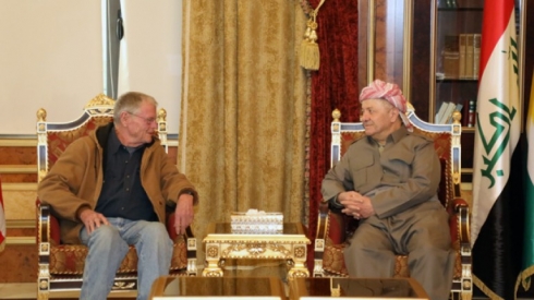 Serok Barzanî pêşwaziya şandekî Kongresa Amerîkî kir