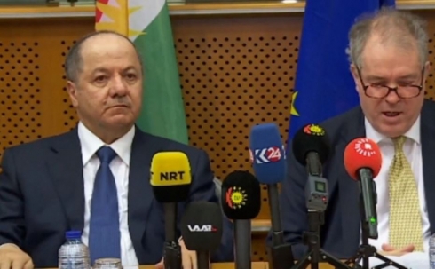 Barzanî li Perlemantoyê Ewropayê: Referandûm ji bo serxwebûnê ye