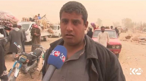 6 hezar koçber ji Reqayê giheştine bajarokê Êyn Îsa