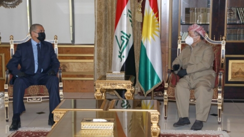 Serok Barzanî û wezîrê navxwe yê Îraqê civiyan