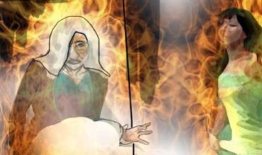 Bûk û xesû bi hev re şewitîn