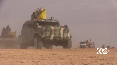 HSDê dest danî ser beşê başûr yê Reqayê