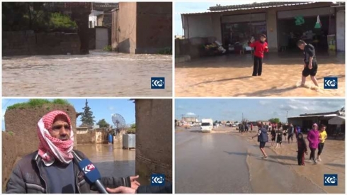 Li Rojavayê Kurdistanê gund di bin avê de mane